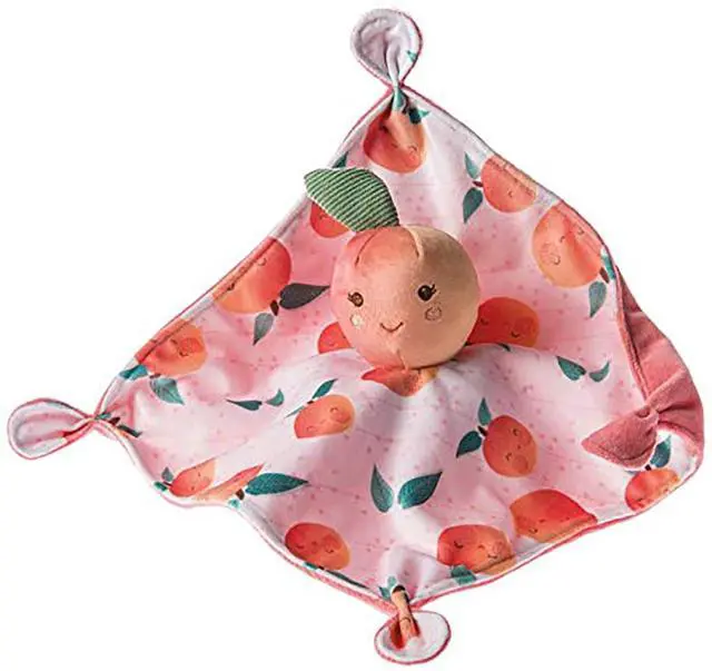 Main image of Mary Meyer Soothie Security Blanket, 10 X 10", Sweet Peach