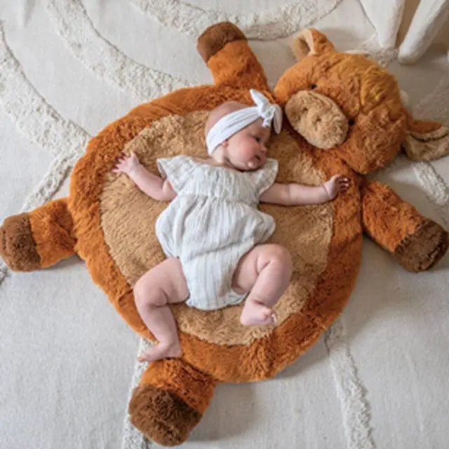 Alt view image 2 of 2 - Mary Meyer Taggies Bestever Baby Mat, Hetty Highland Cow