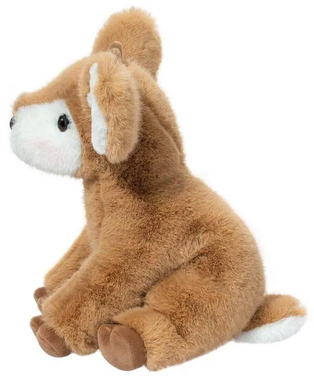 Alt view image 3 of 4 - Douglas Toys Super Fernie Soft Fawn Plush Stuffed Animal, 12" sitting