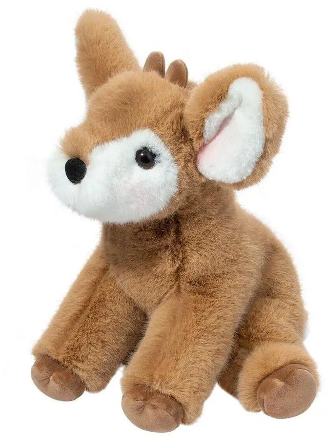 Alt view image 2 of 4 - Douglas Toys Super Fernie Soft Fawn Plush Stuffed Animal, 12" sitting