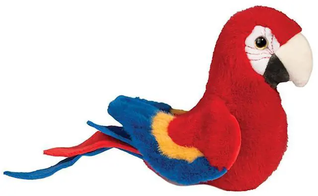 Main image of Douglas Toys Mauie Parrot Mini Soft Plush Stuffed Animal Toy, 7"