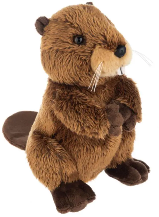 Alt view image 2 of 3 - Ganz Heritage Collection Beaver Plush Stuffed Animal Toy, 12"