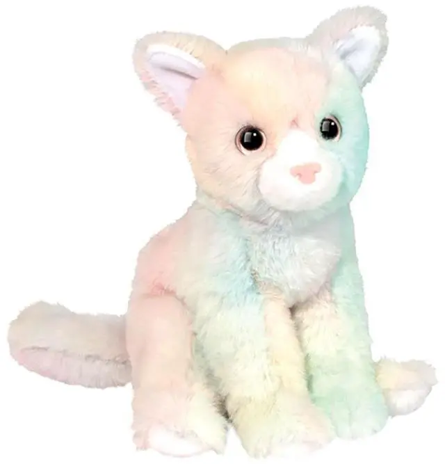 Main image of Douglas Cuddle Toys Pixie Rainbow Cat Mini Soft Plush Stuffed Animal, 6"