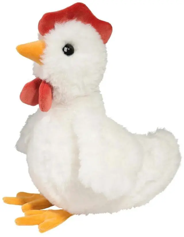 Main image of Douglas Bobbie Soft Chicken Plush Stuffed Animal, 9" tall