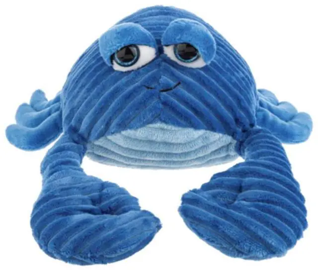 Alt view image 2 of 3 - Ganz Ribbles Blue Crab Corduroy Plush Stuffed Animal Toy, 13"