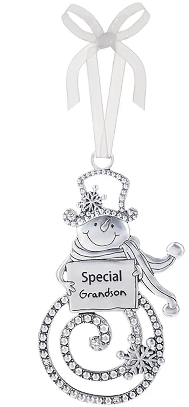 Main image of Ganz Ornament - Special Grandson - Silver