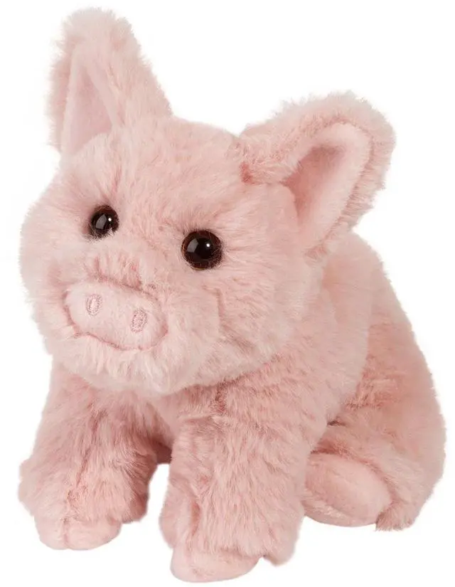 Main image of Douglas Cuddle Toys Pinkie Pig Mini Soft Plush Stuffed Animal, 6"
