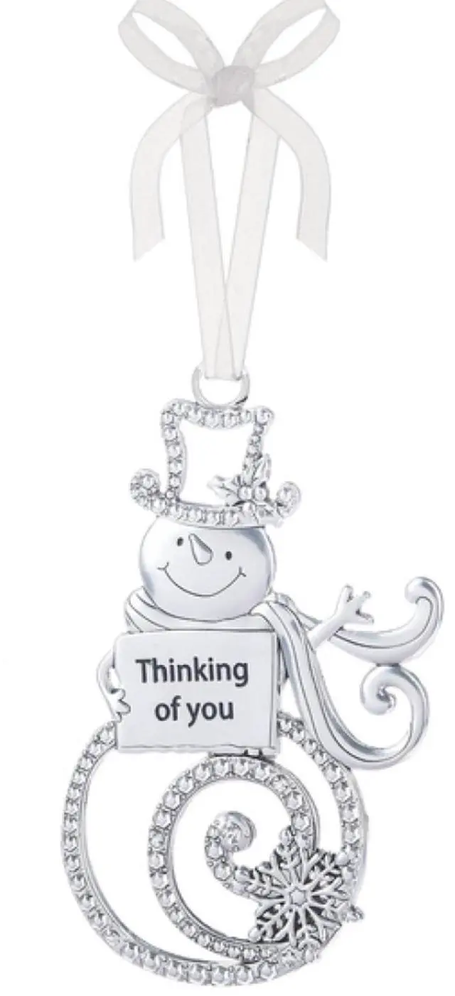 Main image of Ganz Ornament - Thinking of You - Silver