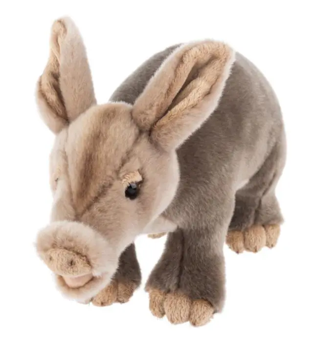Alt view image 3 of 3 - Ganz Heritage Collection Tan Aardvark Plush Stuffed Animal Toy, 12"