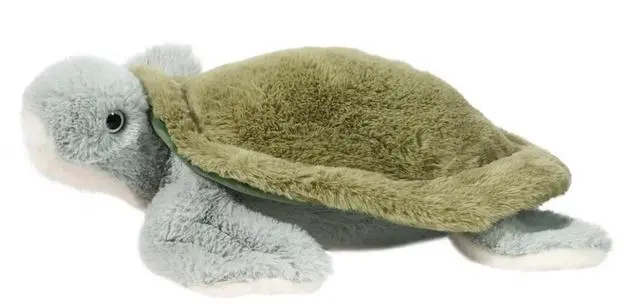 Main image of Douglas Sheldon DLux Sea Turtle Plush Stuffed Animal, 17" long