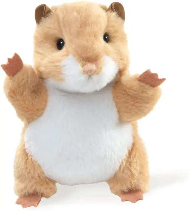 Alt view image 2 of 4 - Folkmanis Mini Hamster Finger Puppet