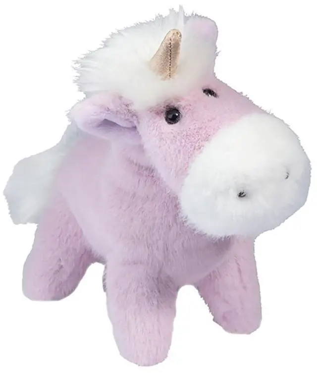 Main image of Douglas Toys Eleanor Purple Unicorn Muzzle Plush Stuffed Animal Toy, 7" long