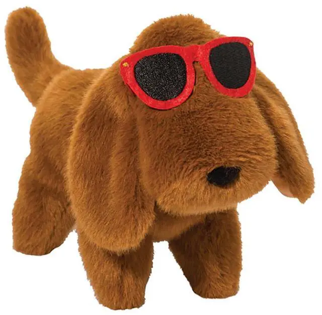 Main image of Douglas Danette Dachshund Dog w Sunglasses Muzzle Plush Stuffed Animal Toy, 6"