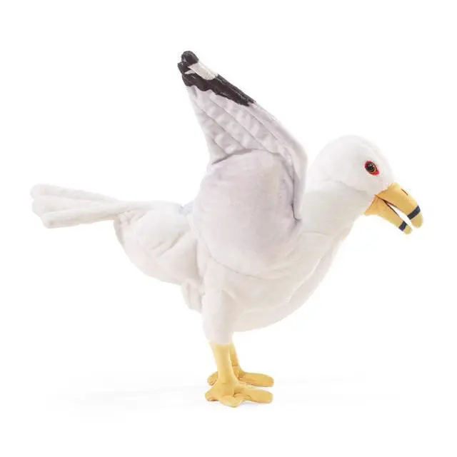 Alt view image 2 of 4 - Folkmanis Gull Hand Puppet