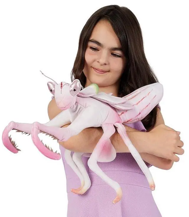Alt view image 4 of 4 - Folkmanis Orchid Mantis Hand Puppet