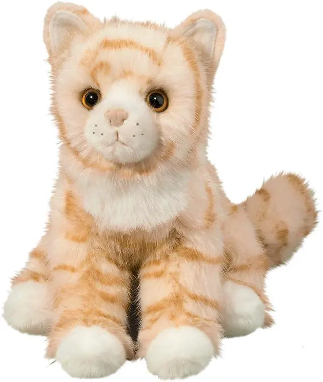 Main image of Douglas Adele Orange Stripe Tabby Cat Plush Stuffed Animal, 14"