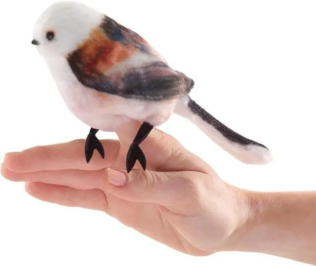 Main image of Folkmanis Mini Long-Tailed Tit Finger Puppet