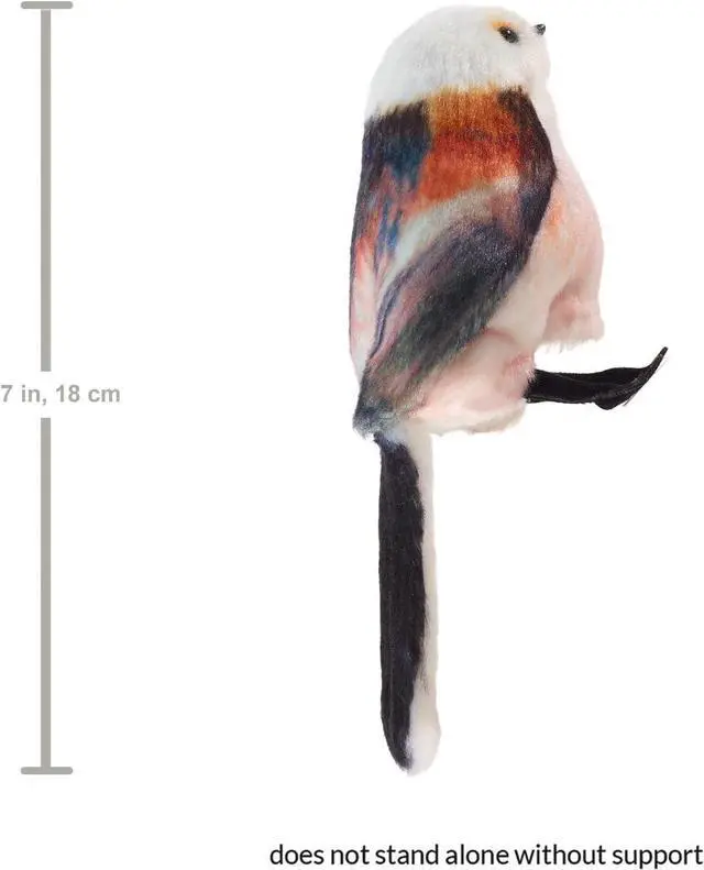 Alt view image 2 of 4 - Folkmanis Mini Long-Tailed Tit Finger Puppet
