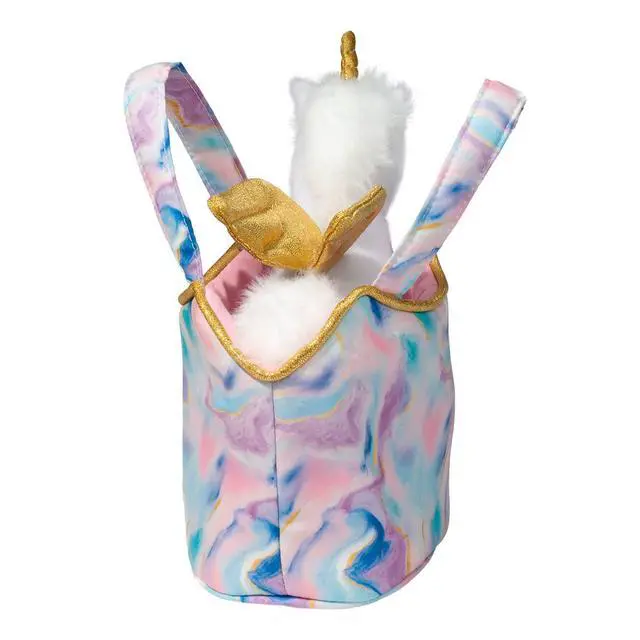 Alt view image 2 of 4 - Douglas Magic Swirl Sassy Sak Purse with Pegasus Plush Stuffed Animal Toy, 7"