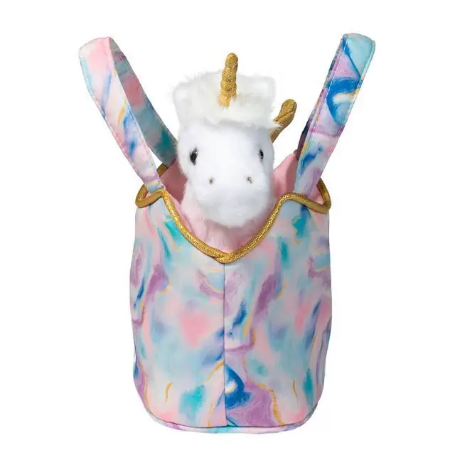 Alt view image 4 of 4 - Douglas Magic Swirl Sassy Sak Purse with Pegasus Plush Stuffed Animal Toy, 7"