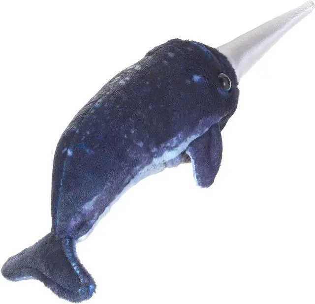 Alt view image 3 of 3 - Folkmanis Mini Narwhal Finger Puppet