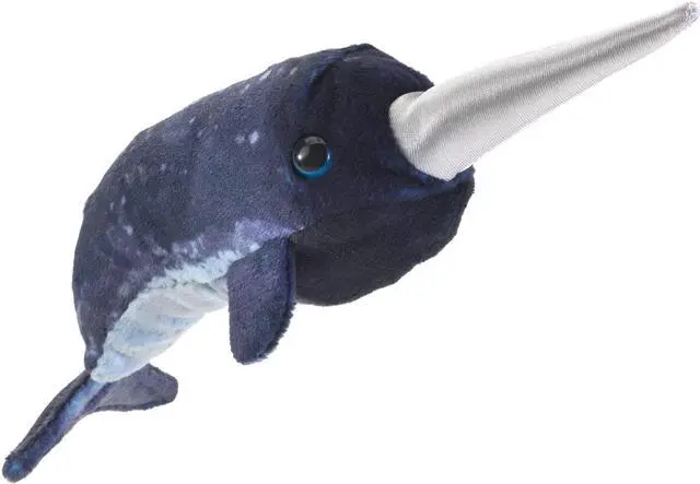 Alt view image 2 of 3 - Folkmanis Mini Narwhal Finger Puppet
