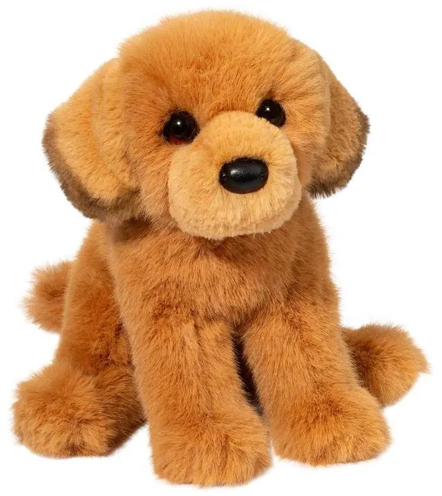Main image of Douglas Toys August Golden Retriever Plush Stuffed Animal Toy, 9" sitting