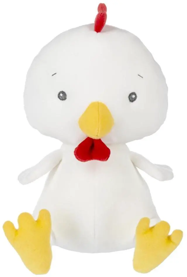 Main image of Baby Ganz Cuddle-Me Chicken with Rattle Plush Stuffed Animal Toy, 9"