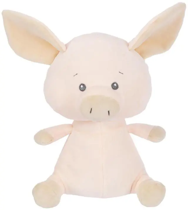 Main image of Baby Ganz Cuddle-Me Pig with Rattle Plush Stuffed Animal Toy, 9"