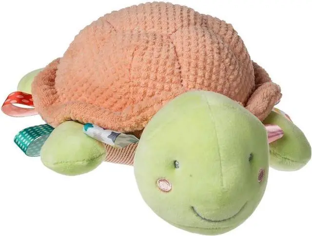 Alt view image 2 of 4 - Mary Meyer Taggies Stuffed Animal Soft Toy with Tags, 9", Tippy Turtle