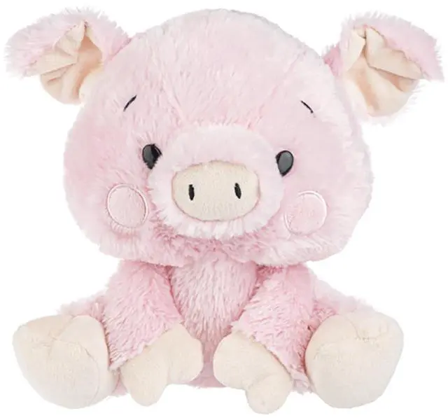 Main image of Ganz Nashies Pig Soft Plush Stuffed Animal Toy, 9"