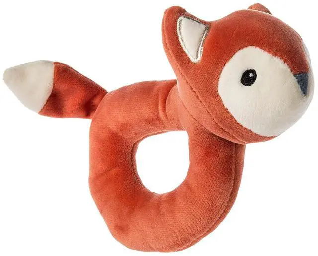 Main image of Mary Meyer Leika Baby Rattle, 6-Inches, Little Fox