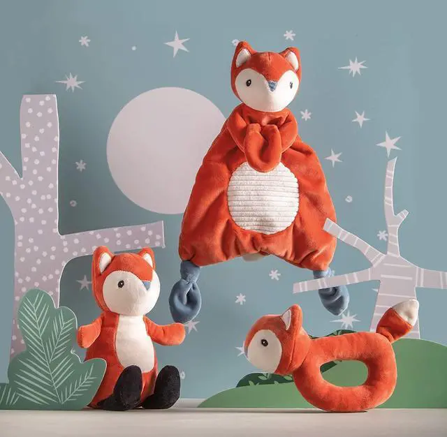 Alt view image 2 of 2 - Mary Meyer Leika Baby Rattle, 6-Inches, Little Fox