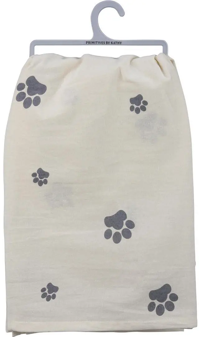 Alt view image 3 of 4 - Primitives by Kathy Dish Towel - Home Where Someone Runs to Greet You