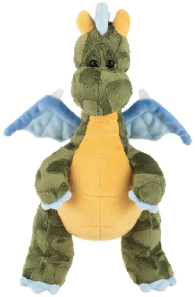 Alt view image 2 of 4 - Ganz Dream Dragon Green & Blue w Wings Plush Stuffed Animal Toy, 11" - Scales