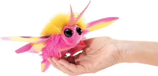 Main image of Folkmanis Mini Rosy Maple Moth Finger Puppet