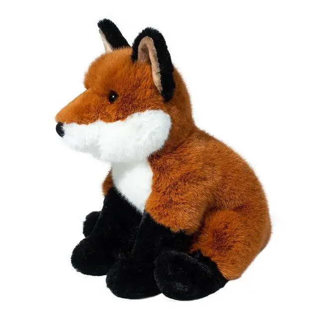 Alt view image 2 of 3 - Douglas Toys Super Freddie Soft Fox Plush Stuffed Animal, 12" sitting