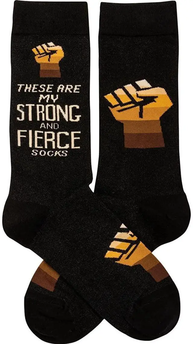 Alt view image 2 of 4 - Primitives by Kathy 113099 These are My Strong and Fierce Socks