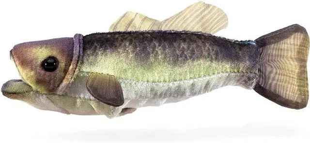 Alt view image 3 of 4 - Folkmanis Mini Largemouth Bass Finger Puppet