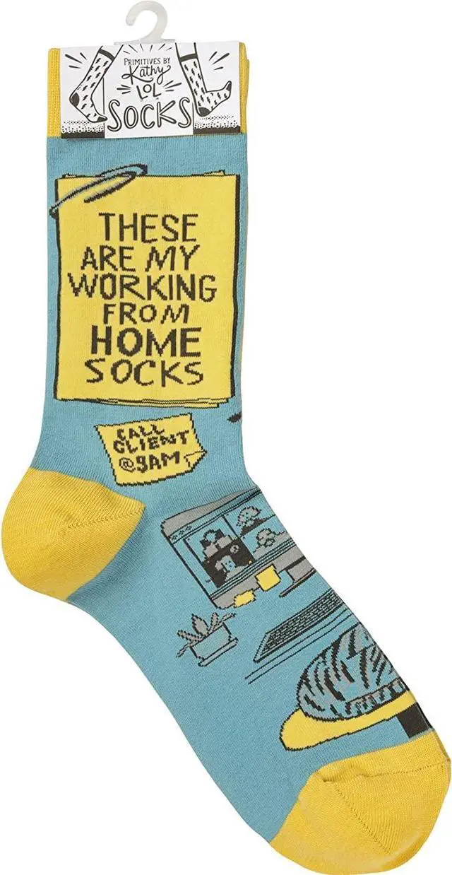 Alt view image 3 of 4 - Primitives by Kathy Socks - Socks - My Working From Home Socks
