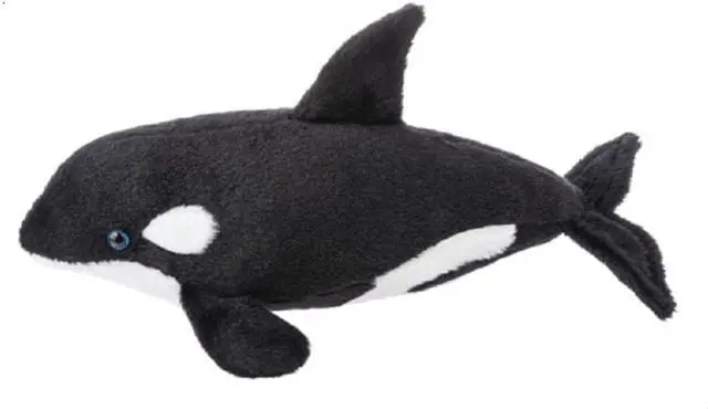 Main image of Ganz Heritage H14981 Seaside Orca Whale, Black, 13-inch Length