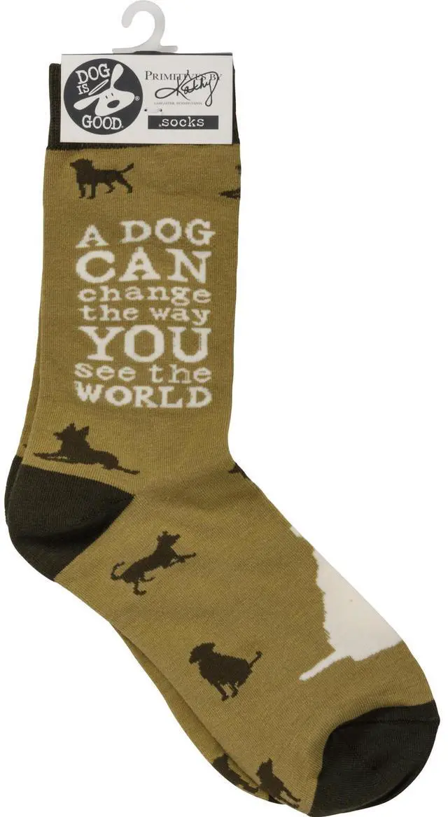 Alt view image 2 of 2 - Primitives by Kathy Socks - A Dog Can Change The Way You See The World