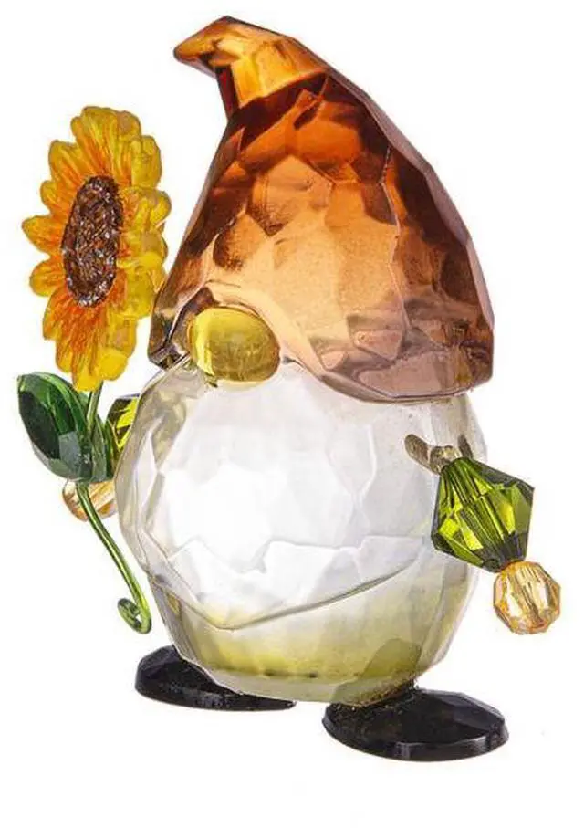 Alt view image 2 of 3 - Ganz ACRYF-91 Sunflower Gnome Figurine Figurine with Sunflower, 2.5-inch Height