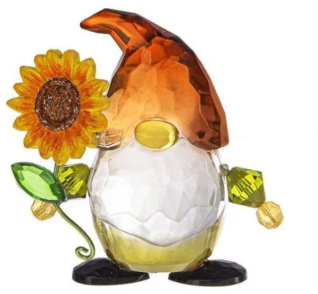 Main image of Ganz ACRYF-91 Sunflower Gnome Figurine Figurine with Sunflower, 2.5-inch Height