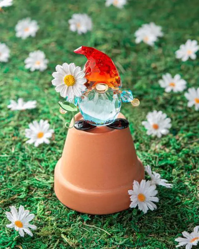 Alt view image 3 of 3 - Ganz ACRYF-91 Sunflower Gnome Figurine Figurine with Sunflower, 2.5-inch Height