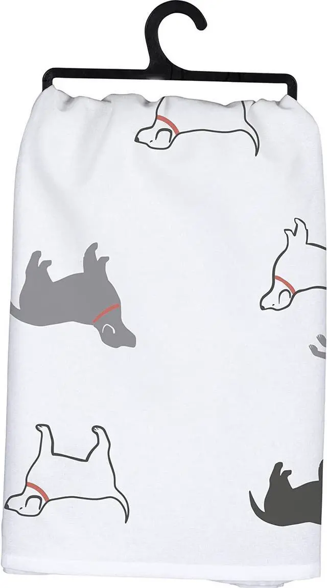 Alt view image 3 of 3 - Primitives by Kathy Dish Towel - This Towel Belongs to an Awesome Dog Mom, 28"