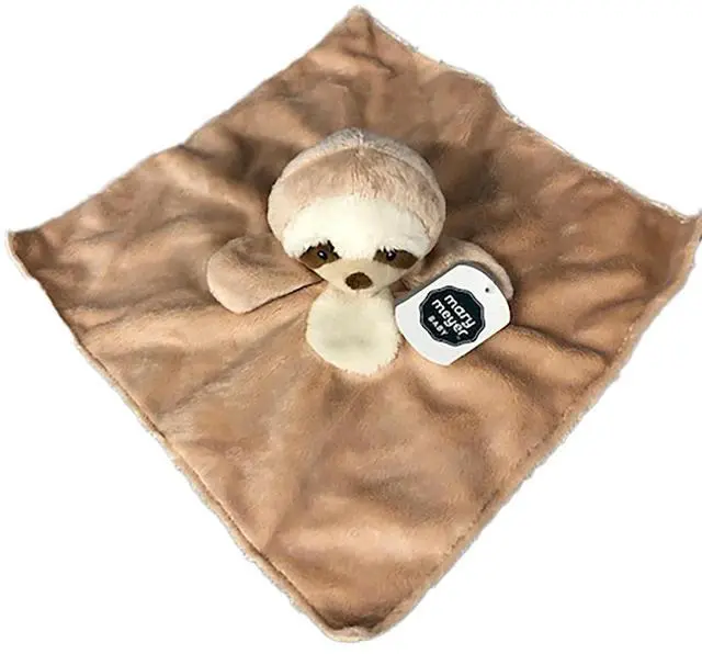Main image of Mary Meyer Baby Sloth Small Security Blanket, 11.5" x 11.5"