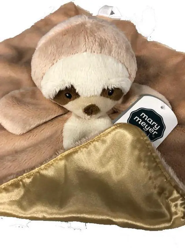 Alt view image 3 of 3 - Mary Meyer Baby Sloth Small Security Blanket, 11.5" x 11.5"