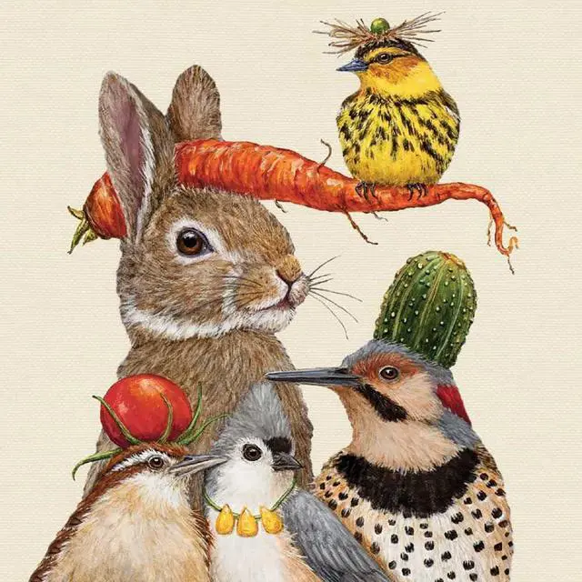 Main image of Paperproducts Designs Lunch Paper Napkins, Vicki Sawyer, Harvest Party, 6.5"