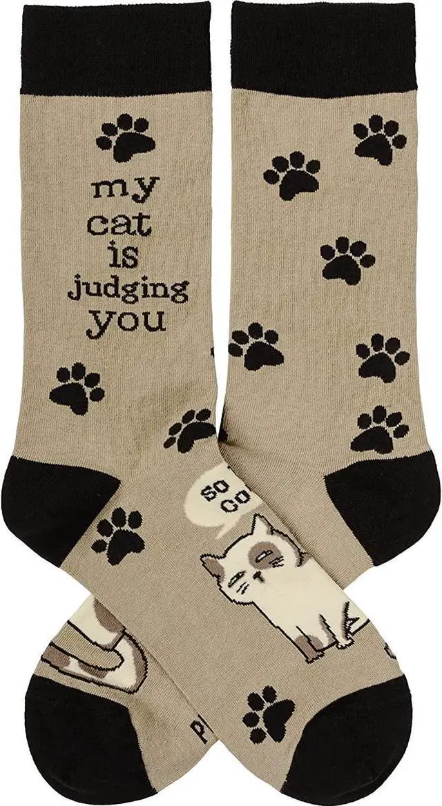 Alt view image 2 of 4 - Primitives by Kathy Socks - My Cat Is Judging You